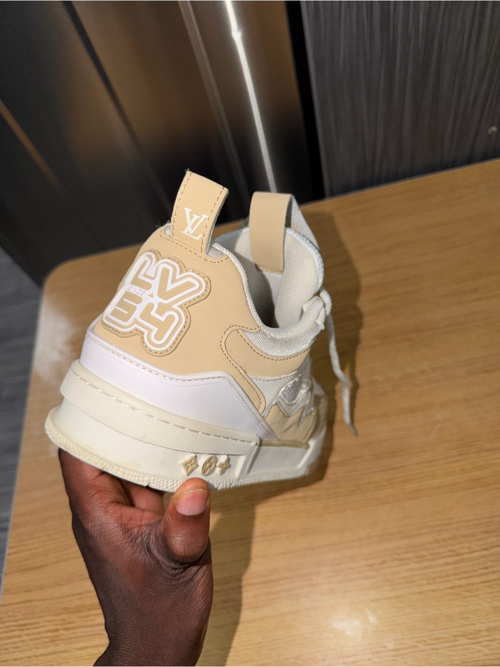Louis Vuitton Cream & Beige Men's Sneaker